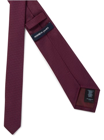 Andrew James Krawatte in bordeaux hellblau - 0002