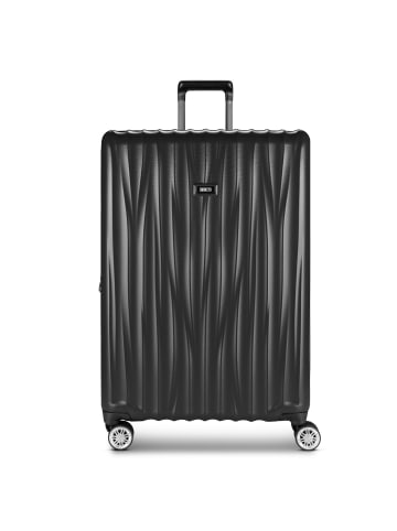BRIC`s Cervia 2.0 4 Rollen Trolley L 77 cm mit Dehnfalte dark-grey