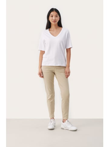 PART TWO T-Shirt kurzarm RatansaPW Gerade Passform in Bright White