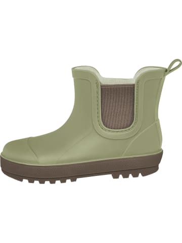 Playshoes Regenstiefel Halbschaft uni in oliv