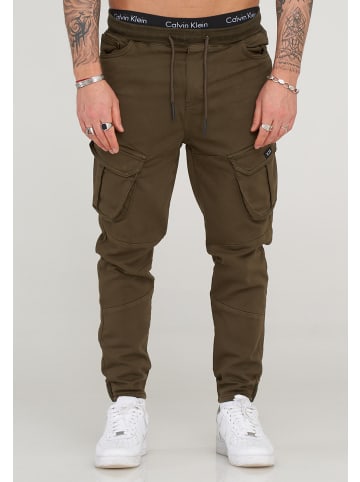 behype Cargo-Jogginghose KIERNAN in Khaki