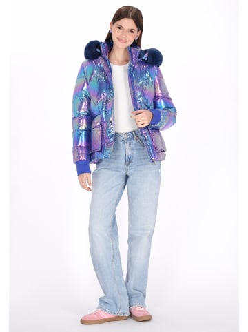 myMo Women Jacket in blue rainbow