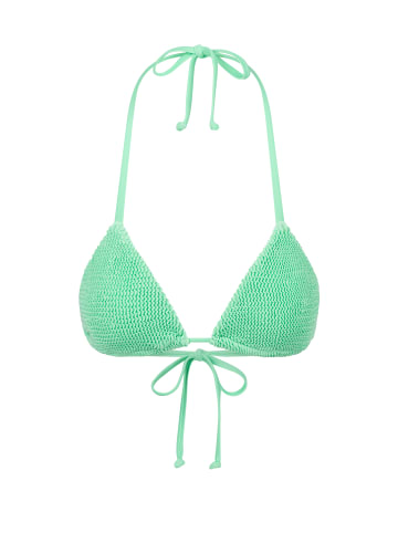 Moda Minx Bikini Top Scrunch Triangle in Grün
