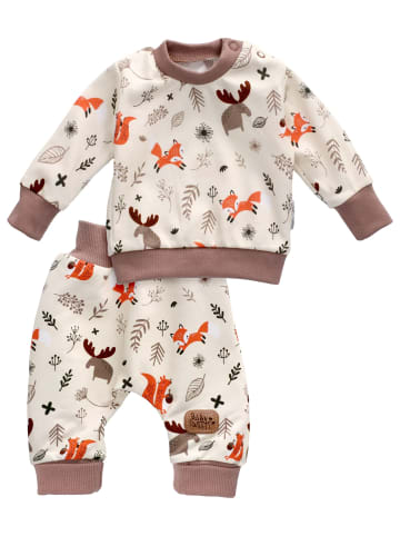 Baby Sweets 2tlg Set Shirt + Hose Lieblingsstücke Tierwelten in braun creme