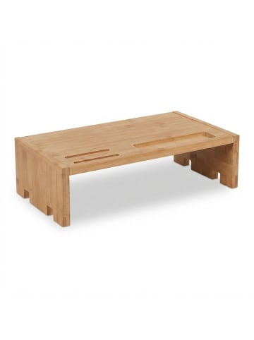 Monitorständer in Natur - (B)41 x (H)10,5 x (T)28 cm