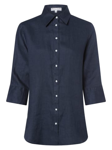 Marie Lund Leinenbluse Rihab in indigo