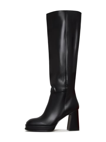 CESARE GASPARI Over the knee Stiefel in Black