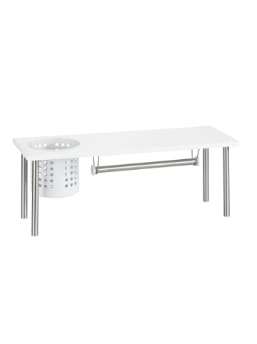 Wenko Universalregal mit Rollenhalter Blanco, Universalregal mit Rollenhalter Mod. Blanco in Weiß