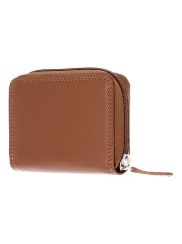 Golden Head Polo Kreditkartenetui RFID Leder 10 cm cognac