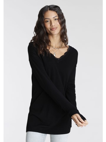 Laura Scott Strickpullover in schwarz