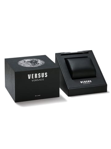 Versace Quarzuhr für Damen in silber