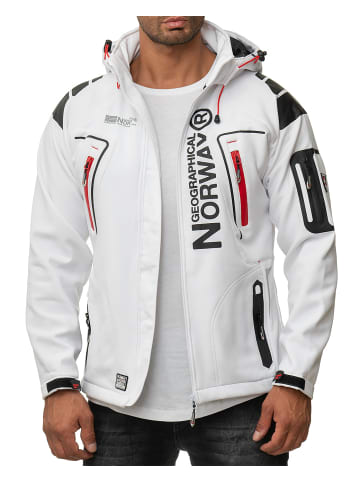 Geographical Norway Herren Regular Fit Softshelljacke  in White