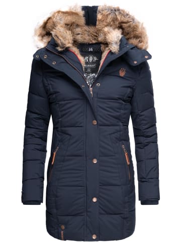 Marikoo Wintermantel Lieblings Jacke in Blau