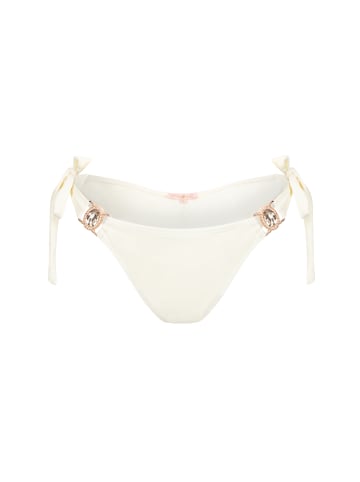 Moda Minx Bikinihose Amour Tie Side Brazilian in Ecru