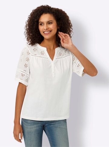 Heine Spitzenshirt in ecru