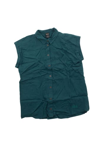 Jack Wolfskin Bluse Mojave Shirt Teal Green Shirt Damen Bluse in Grün