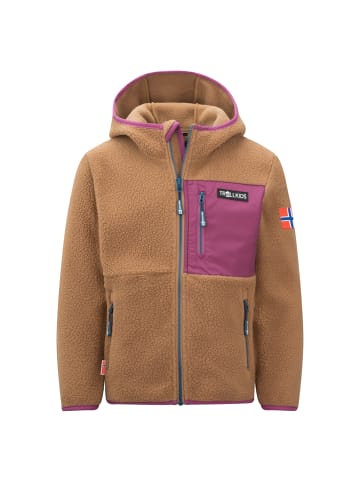 Trollkids Fleecejacke Aurlandsfjord in almond