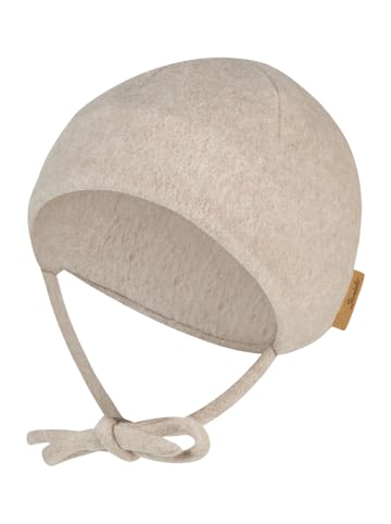 Sterntaler Beanie melange in sand