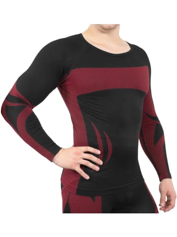 normani Thermo Funktionsunterhemd in Schwarz/Rot