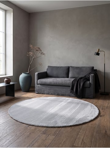 KADIMA DESIGN Läufer Uni rutschhemmend weich wohnlich Wohnzimmer Schlafzimmer in Grau