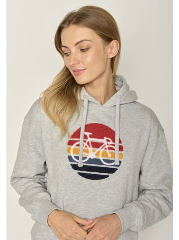 GreenBomb Sweatshirt Bike Circle in Heidekraut Grau