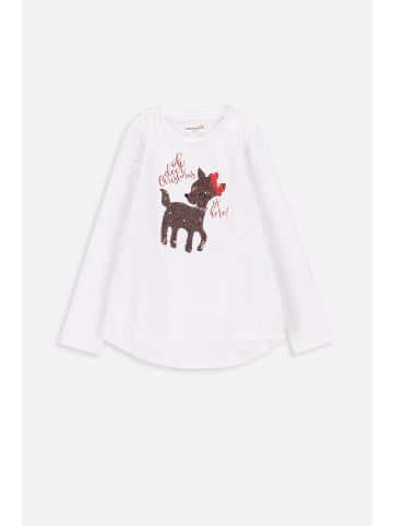 Coccodrillo Langärmeliges T-shirt in weiß