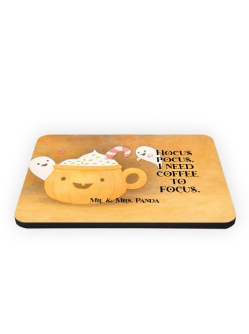Mr. & Mrs. Panda Magnet Kaffee Gespenst Design mit Spruch in Weiß