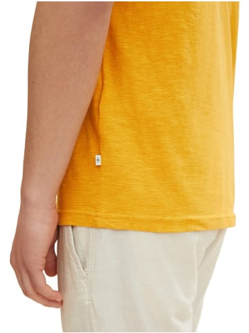 Tom Tailor Rundhals T-Shirt für Herren in gelb