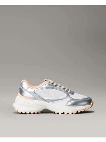 Calvin Klein Schuhe YW0YW02063 in Bright White/Silver/Florida Ether
