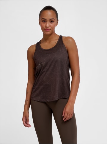 Hummel T-Shirt Hmlcourt Paddeltennis Damen in TURKISH COFFEE