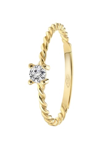 Lucardi 585 Gold Ring  Rund