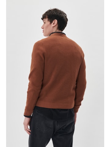 Matinique Strickpullover MAlagoon Gerade Passform in Cambridge Brown