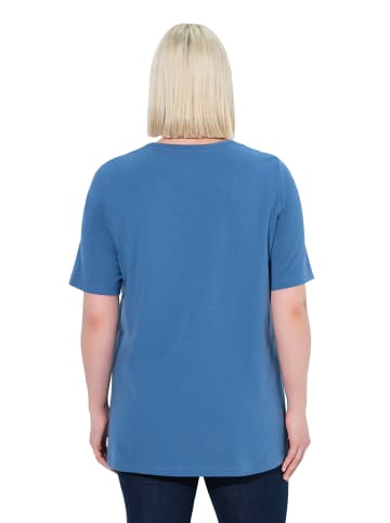 Ulla Popken Shirt in denimblau