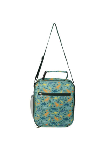 Thermo-Tasche für Kinder, verstellbarer Gurt in Grün, 22 x 26 cm