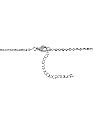 Adeliás Damen Halskette mit Anhänger – aus Edelstahl in silber
