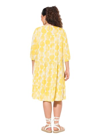 Ulla Popken Kleid in schneeweiß
