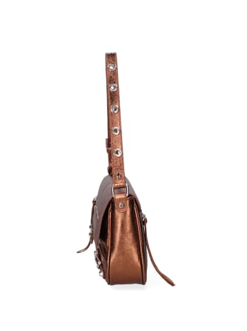 ROBERTA ROSSI Schultertasche in COPPER