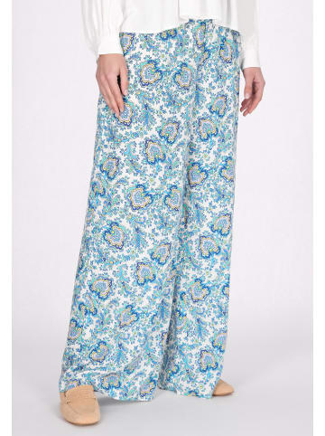 VIRITA Women Pants in Blue Multicolor