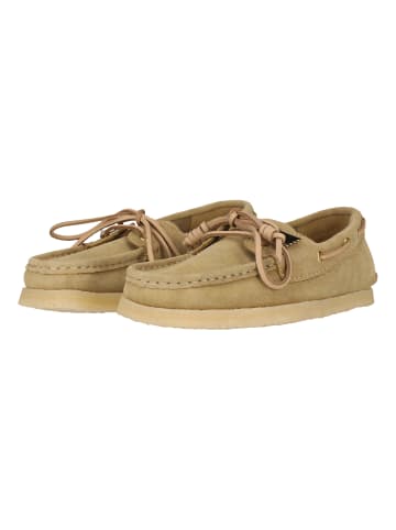 Clarks Schnürschuhe Godney Boat in 5252 Maple Suede