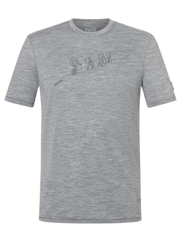super.natural Merino T-Shirt M HIKING TEE in grau