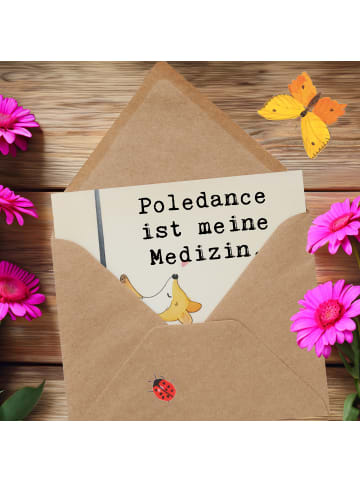 Mr. & Mrs. Panda Einladungskarte Fuchs PoledanZeichen Design mit Spruch in Weiß