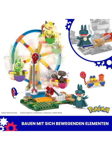 Mega Bloks Pokémon Actionfigur Bauspielzeug Riesenrad 393-tlg. beweglich HXF80 ab 8 Jahre