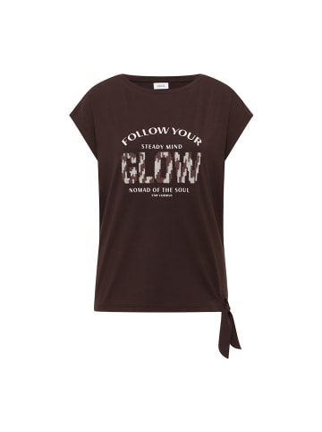 Cecil T-Shirt in brown cacao
