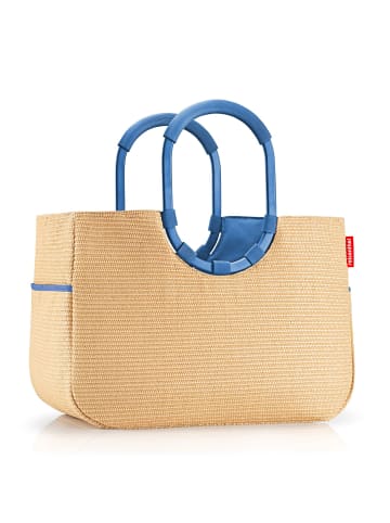 Reisenthel Loopshopper L Frame Shopper Tasche 46 cm in raffia blue