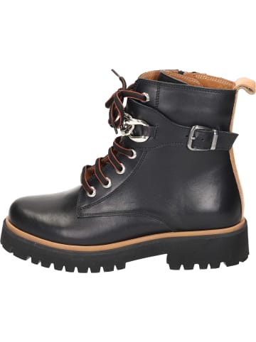 Piazza Schnürstiefeletten in cognac