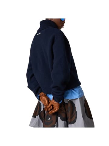Miu Miu Blau Kaschmir Rollkragenpullover