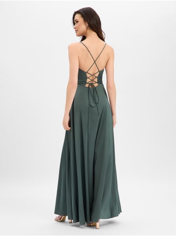 Marie Lund Kleid in khaki - 0001