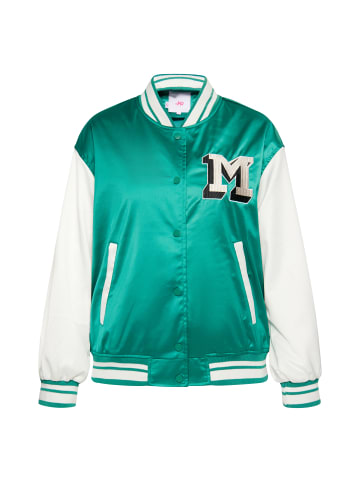 myMo Collegejacke in Grün