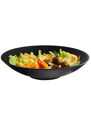 APS Schale -NERO- Ø 35 cm, H: 8 cm Melamin, schwarz