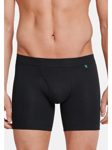 Schiesser Long Short / Pant Long Life Cotton in Schwarz